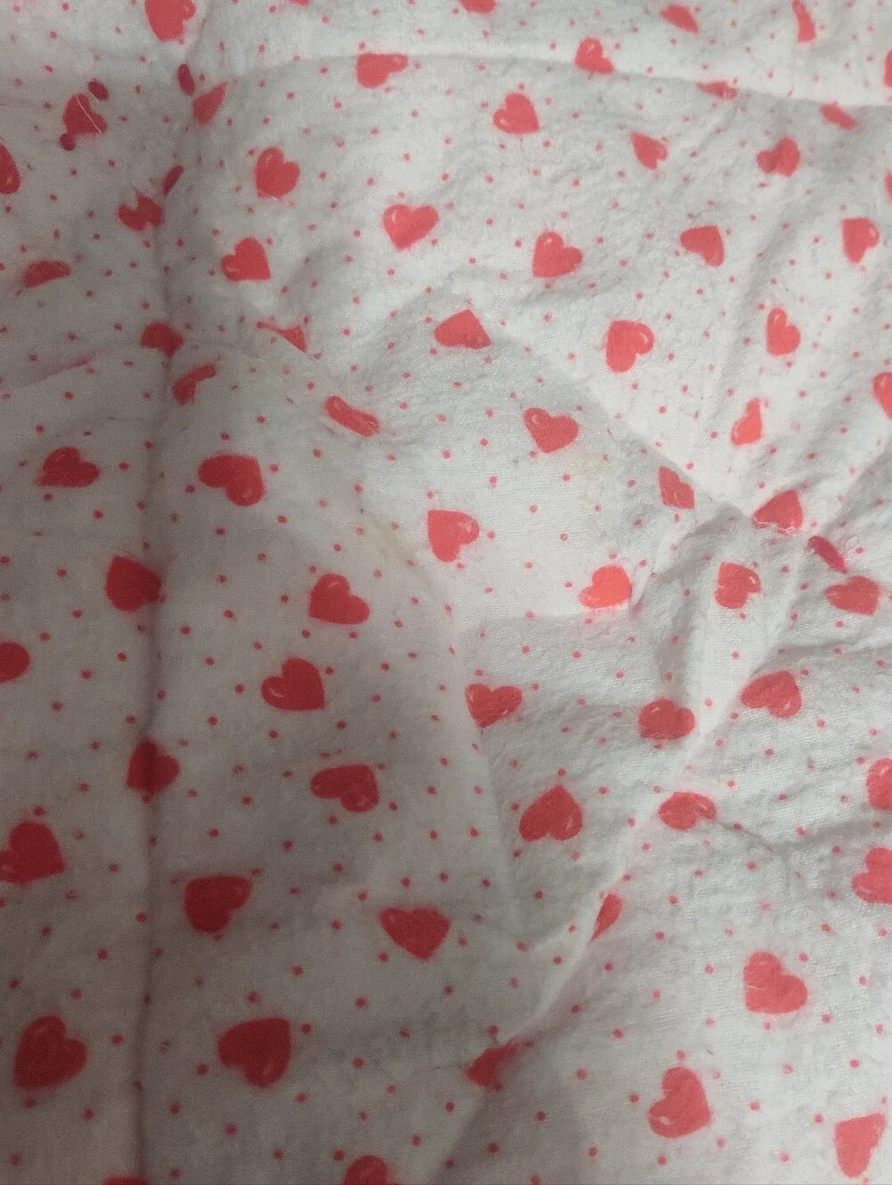 Vintage Handmade Red Polar Bear Baby Blanket Red Quilt Christmas Holiday Lace